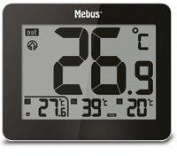 Mebus 48432 - Elektronisches Umgebungsthermometer - Drinnen/Drau&szlig;en - F - &deg;C -