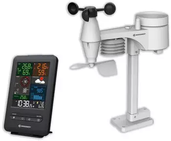Bresser Wetter Center 5-in-1 mit Farbdisplay