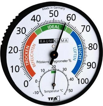 TFA Dostmann Thermometer-Hygrometer Klimatest chrom (45.2030.42)