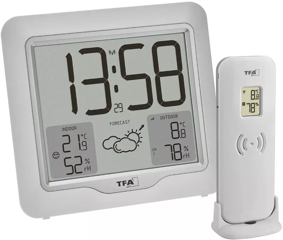 TFA Dostmann 35.1079 Stazione meteorologica Axis (argento