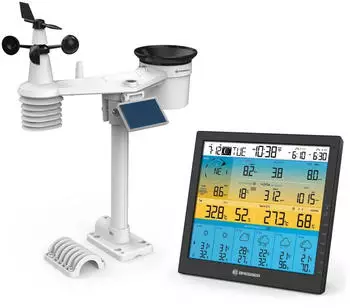 Bresser 6-Tage 4CAST PRO SF WLAN-Wetter-Center 7-in-1 Solar