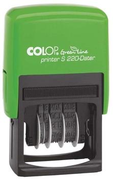 Colop Printer S 220 Green Line Datumstempel/127728, schwarz
