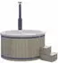 Wolff Finnhaus Typ 4 Ø 225 cm mit Acrylwanne, Massagesystem & LED-Beleuchtung