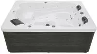 Home Deluxe - Outdoor Whirlpool Mit Treppe Und Thermoabdeckung Sunset - 220 X 156 Cm
