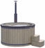 Wolff Finnhaus Typ 4 Ø 225 cm mit Acrylwanne, Massagesystem & LED-Beleuchtung