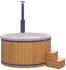 Wolff Finnhaus Typ 4 Ø 225 cm mit Acrylwanne, Massagesystem & LED-Beleuchtung