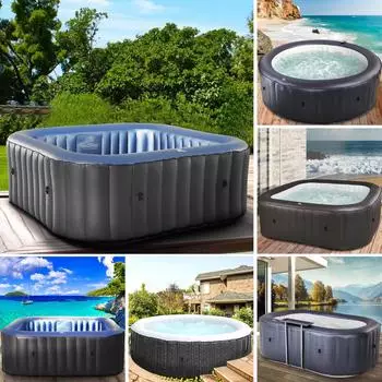 Brast Whirlpool aufblasbar MSpa TEKAPO 4 Personen 158x158cm
