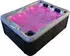 Tronitechnik Outdoor Whirpool Spa BOTTARO inkl. Thermoabdeckung, perlmutt weiß 210 cm x160 cm