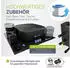 Juskys SpaLuxe 185x185x65 Schwarz/Weiß (302511)