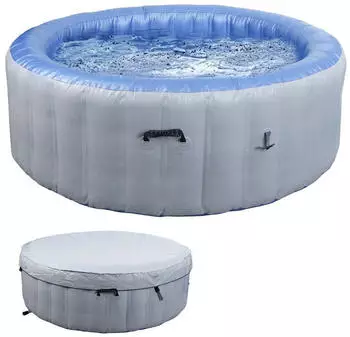 MCW MCW-N97 Ersatz-Pool aufblasbar PVC rund &Oslash;198cm grau-blau (98827)