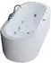 Jet-Line Villa Sofia Whirlpool-Badewanne oval, LED, Heizung, Ozon, weiß (4108)