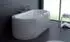 Jet-Line Villa Sofia Whirlpool-Badewanne oval, LED, Heizung, Ozon, weiß (4108)