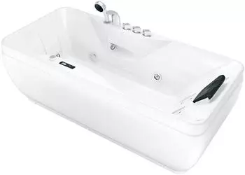 AcquaVapore W49H-PR Whirlpool Badewanne 170x80cm mit Heizung, Kunststoff (W49H-PR-EA)