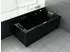 Jet-Line Villa Eugenie Whirlpool-Badewanne 2-Personen, schwarz