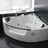 PureHaven Whirlpool 140x140cm Wasserfall, Lichttherapie, Bluetooth-Soundsystem