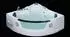 PureHaven Whirlpool 140x140cm Wasserfall, Lichttherapie, Bluetooth-Soundsystem