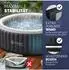 Casaria Aufblasbarer Whirlpool rund, 6 Personen, 140 Düsen, winterfest (997807)