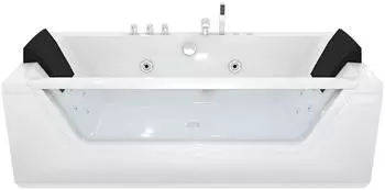 AcquaVapore Whirlpool-Badewanne W83-B rechteckig 180x90cm (W83-B)