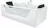 AcquaVapore Whirlpool-Badewanne W83-A rechteckig 90x180cm weiß (W83-A)