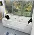 AcquaVapore W83R-C Whirlpool-Badewanne mit Reinigungsfunktion, weiß (W83R-C)