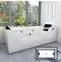 AcquaVapore W83R-C Whirlpool-Badewanne mit Reinigungsfunktion, weiß (W83R-C)