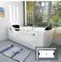 AcquaVapore W83R-A Whirlpool-Badewanne mit Reinigungsfunktion, weiß (W83R-A)