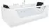 AcquaVapore W83-C-SC Whirlpool-Badewanne rechteckig 180x90cm, weiß (W83-C-SC)