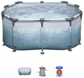 Bestway Lay-Z-Spa Glacial Dip Tank + Pumpe, oval, 150x90cm (6002N)
