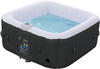Arebos In-Outdoor Whirlpool Spa Pool 154x154cm