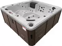CANADIAN SPA CO. Toronto UV Hot Tub Outdoor Winterfest, 6 Personen Hot Tub mit LED