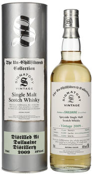Signatory Vintage 13 Years Old Dailuaine The Un-Chillfiltered 2009 0,7l 46%