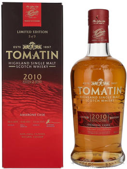 Tomatin 12 Years Old Italian Collection 2010 Amarone Cask 0,7l 46%