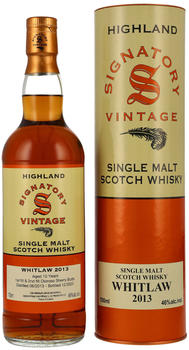 Signatory Vintage Whitlaw 2013 Single Malt Scotch Whisky 0,7l 46%