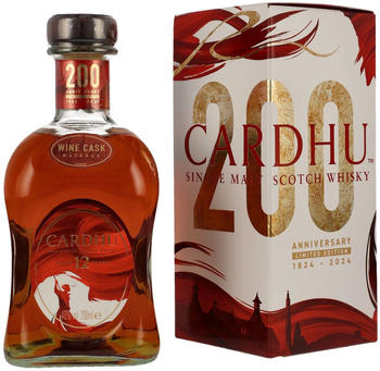 Cardhu 12 Jahre 200th Anniversary Wine Cask 0,7l 40%