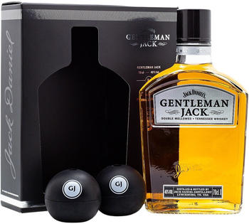 Jack Daniel's Gentleman Jack 40% 0,7l + 2 Premium Eiskugelformen