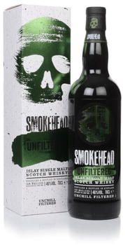 Smokehead Unfiltered Bottling Note