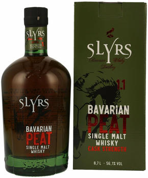 Slyrs Bavarian Peat Single Malt Whisky 0,7l 56.1%