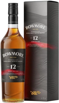 Bowmore 12 Years Old Sherry Oak Cask Islay Single Malt 0,7l 40%