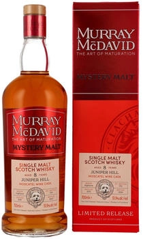 Murray McDavid Juniper Hill 8 Jahre 2015/2024 Moscatel Wine Cask Mystery Malt 0,7l 51,9%