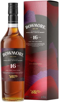 Bowmore 16 Jahre Ruby Port Cask Finish 0,7l 43%