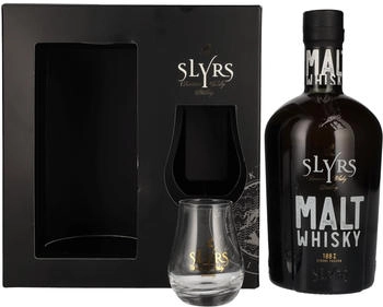 Slyrs Bavarian Malt Whisky 0,7l 40% Geschenkset mit Glas