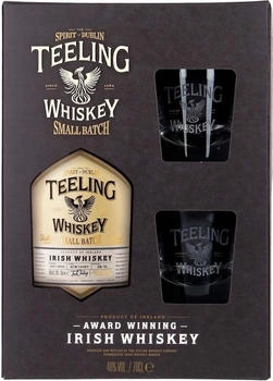 Teeling Small Batch Irish Whiskey Rum Cask Finish 0,7l 46% in Geschenkbox mit 2 Gläsern Teeling Small Batch Irish Whiskey Rum Cask Finish 0,7l 46% in Geschenkbox mit 2 Gläsern