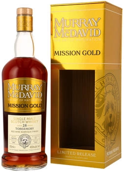 Tobermory 1995/2024 - 28 Jahre Red Wine Barrique Finish Mission Gold (Murray McDavid) 49.8% 0.7l