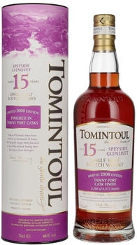 Tomintoul 2008 - 15 Jahre Tawny Port Barriques Finish 46% 0.7l