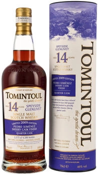 Tomintoul 14 Jahre 2009 PX Sherry Quarter Cask Finish 46% 0.7l