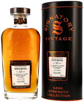 Signatory Vintage 33 Jahre North British Distillery Refill Oloroso Sherry Butt 0.7l 53.2%