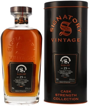 Signatory Vintage 25 Jahre Glenlivet 1st Fill Oloroso Sherry Butt 53.1% 0.7l