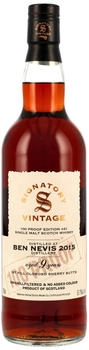 Signatory Vintage 9 Years Old Ben Nevis 2015 100 Proof Edition 57.1% 0.7l