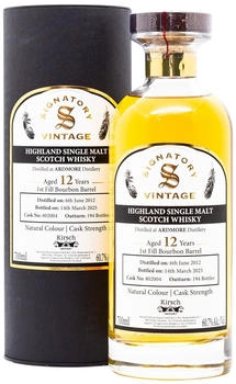 Signatory Vintage Ardmore 12 Jahre 1st Fill Bourbon Barrel 0.7l