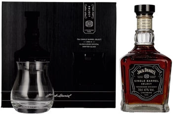 Jack Daniel's Select Single Barrel Tennessee Whiskey Mit Snifter Glas 0,7l 47%